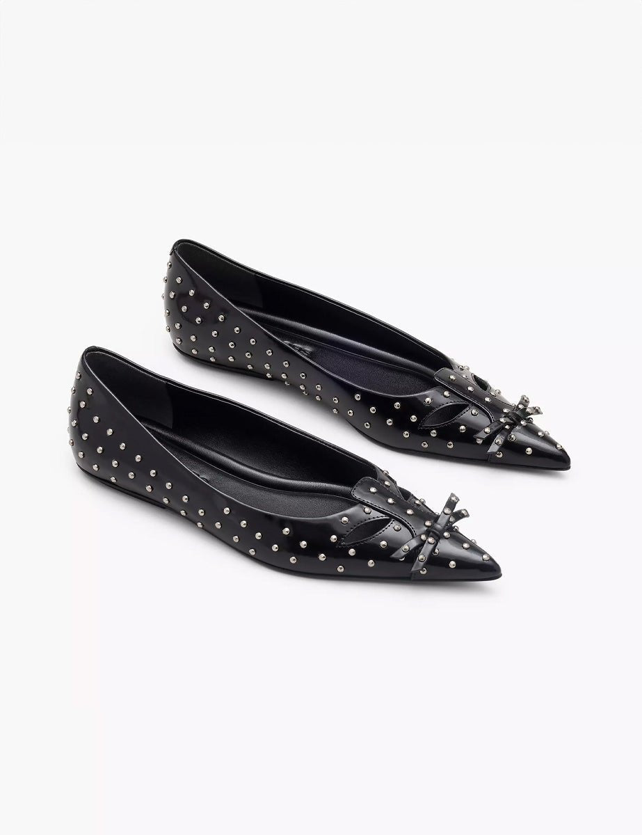 kat ballerina glam studs nero - marc jacobs - ballerina