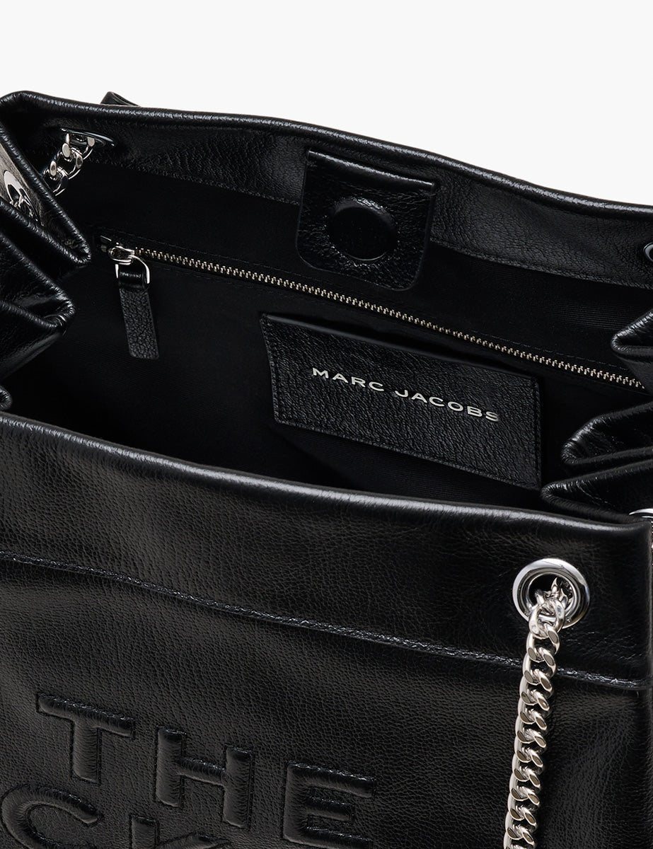 large chain sack leather nero - marc jacobs - shopper