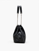 large chain sack leather nero - Frida SRL