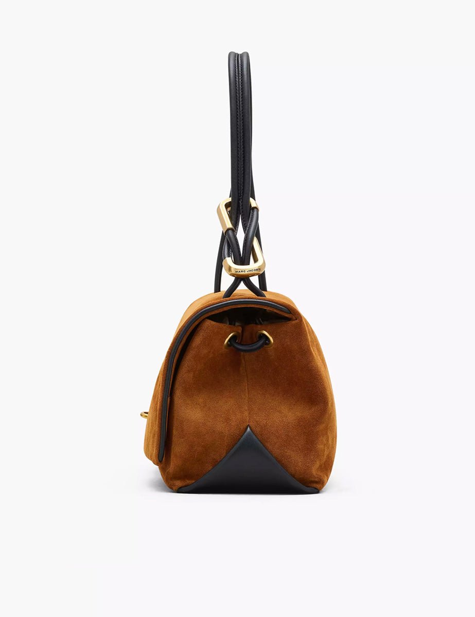large dual shoulder bag suede copper - marc jacobs - shopper