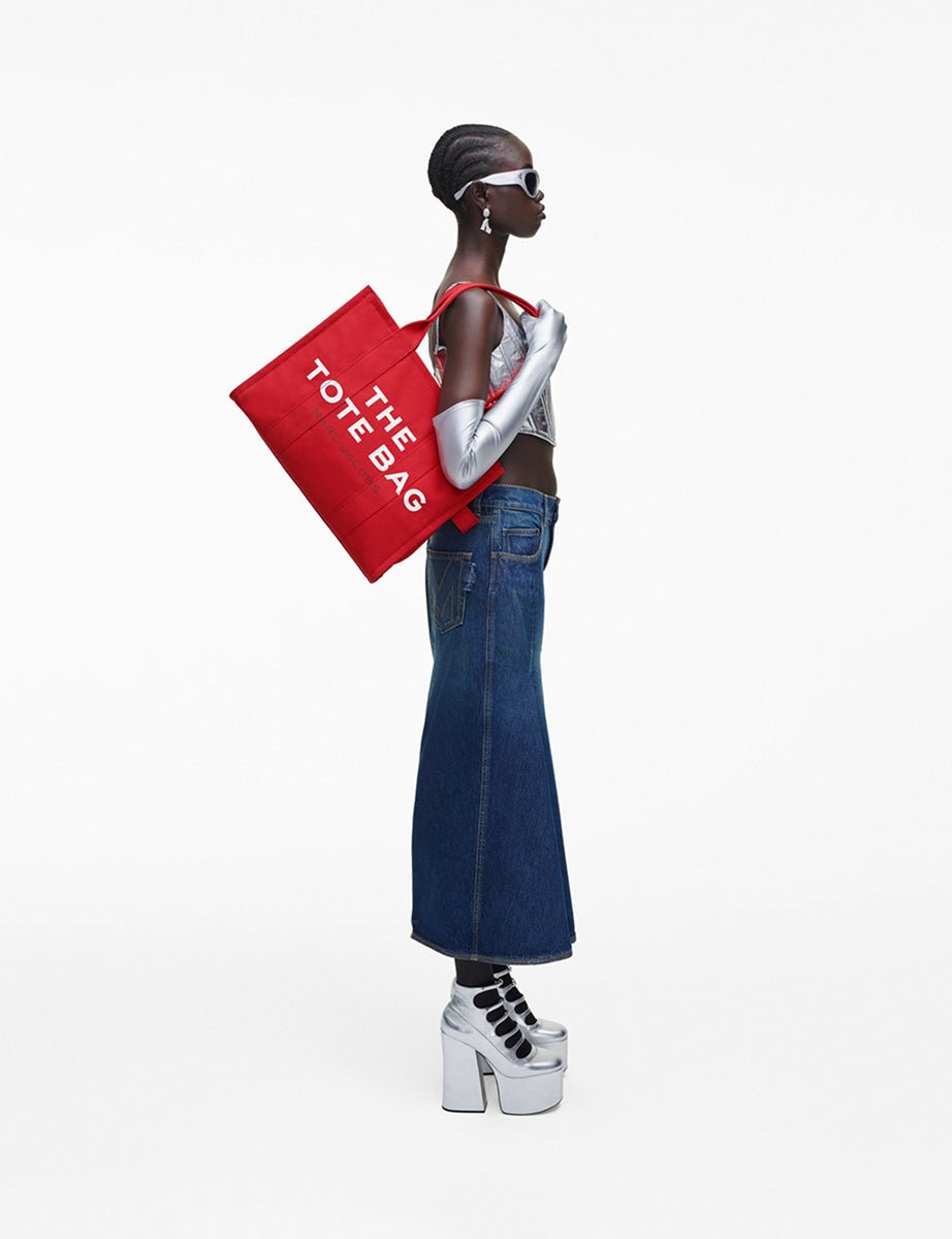 large tote bag true red - marc jacobs - shopper