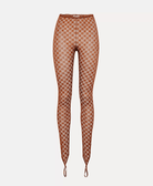 leggings damier cioccolato - Frida SRL