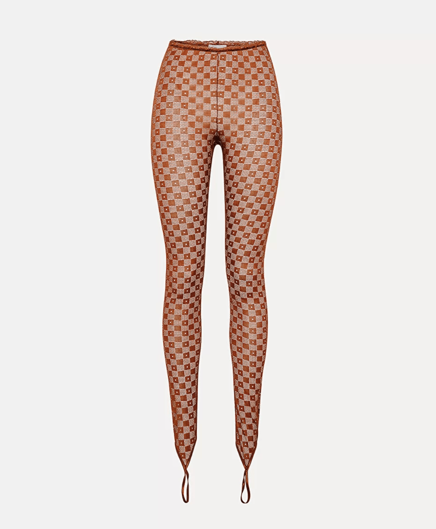 leggings damier cioccolato - Frida SRL