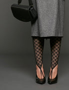 leggings damier nero - Frida SRL