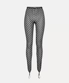 leggings damier nero - Frida SRL