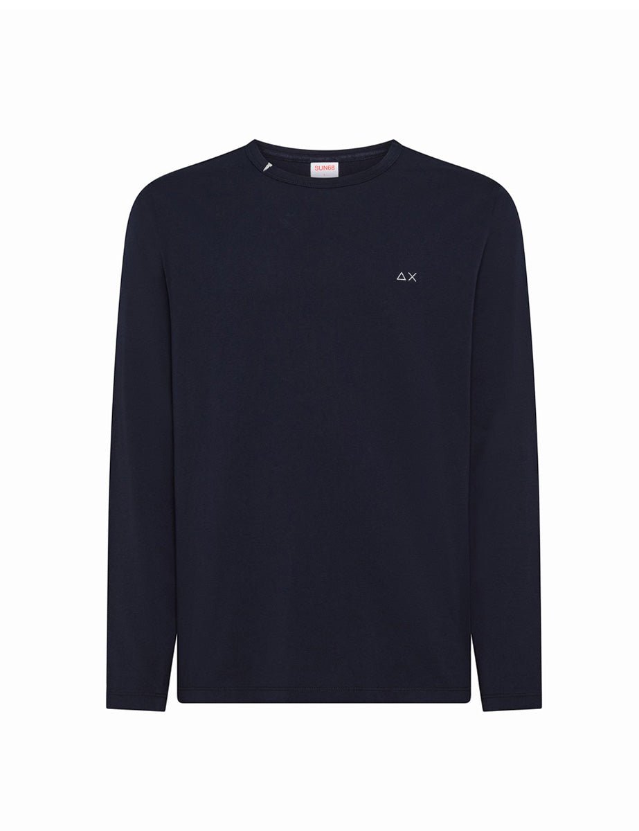 maglia basica blu navy - sun68 - maglia