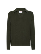 maglia collo polo costa inglese militare - sun68 - pullover