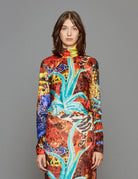 maglia dolcevita fiore africa - Frida SRL