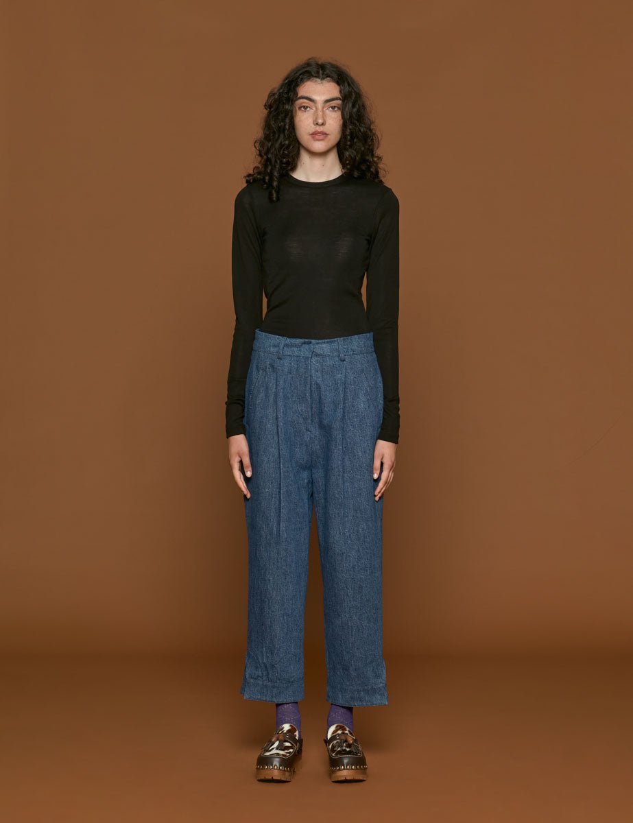 maglia girocollo black - rohe - maglia