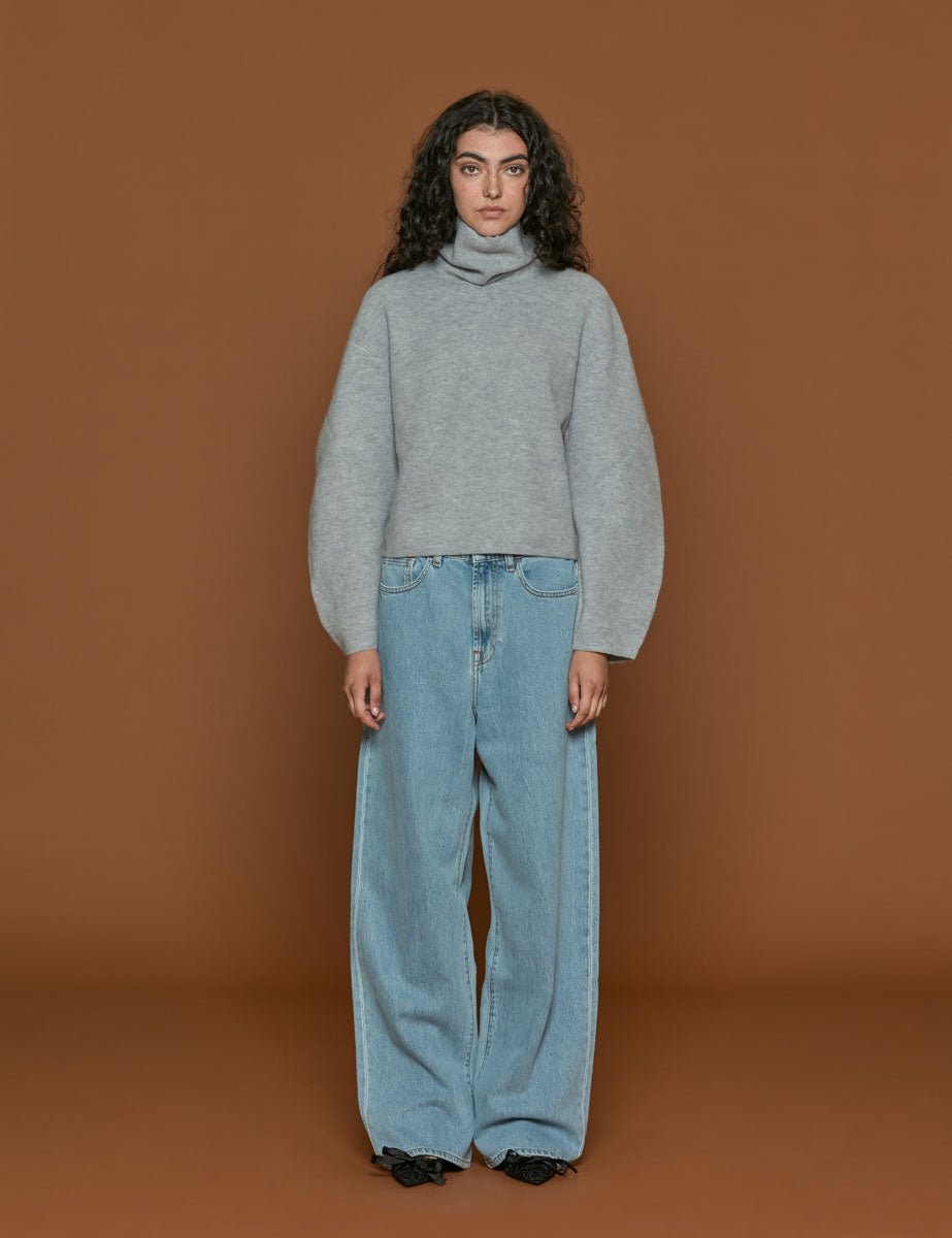 maglione leona heather grey - Frida SRL