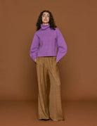 maglione leona orchidea - Frida SRL