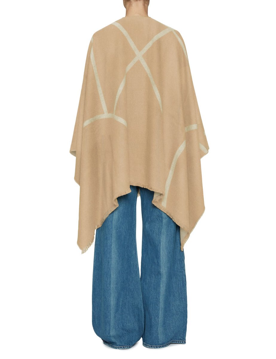 mantella jaquard sabbia - max mara leisure - stola