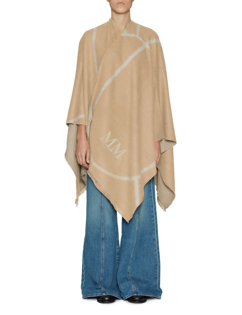 mantella jaquard sabbia - max mara leisure - stola
