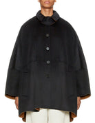 mantella tessuto double blu scuro - beatrice b - cappotto