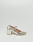 maryjane tacco quadrato platino - halmanera - mary jane