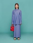 maxicamicia gianfri riga azzurro bianco - jejia - camicia manica lunga