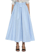 maxigonna fiocco placid blue - Frida SRL