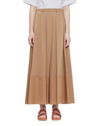 maxigonna jersey cammello - max mara leisure - gonna