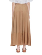 maxigonna jersey cammello - max mara leisure - gonna