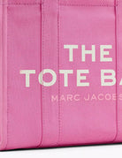 medium tote bag canvas bow pink - marc jacobs - shopper