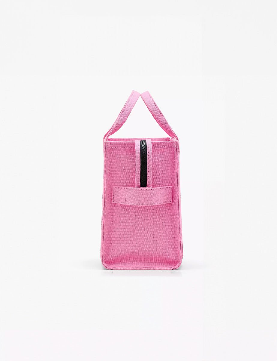 medium tote bag canvas bow pink - marc jacobs - shopper