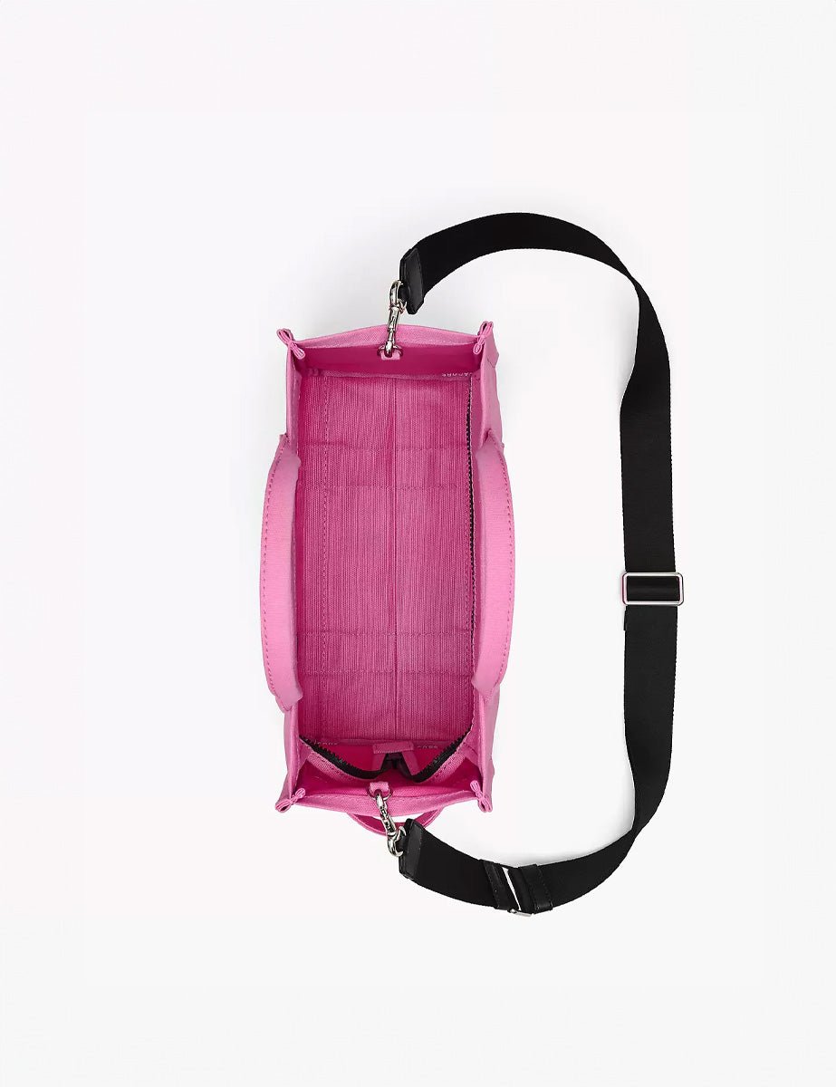medium tote bag canvas bow pink - marc jacobs - shopper