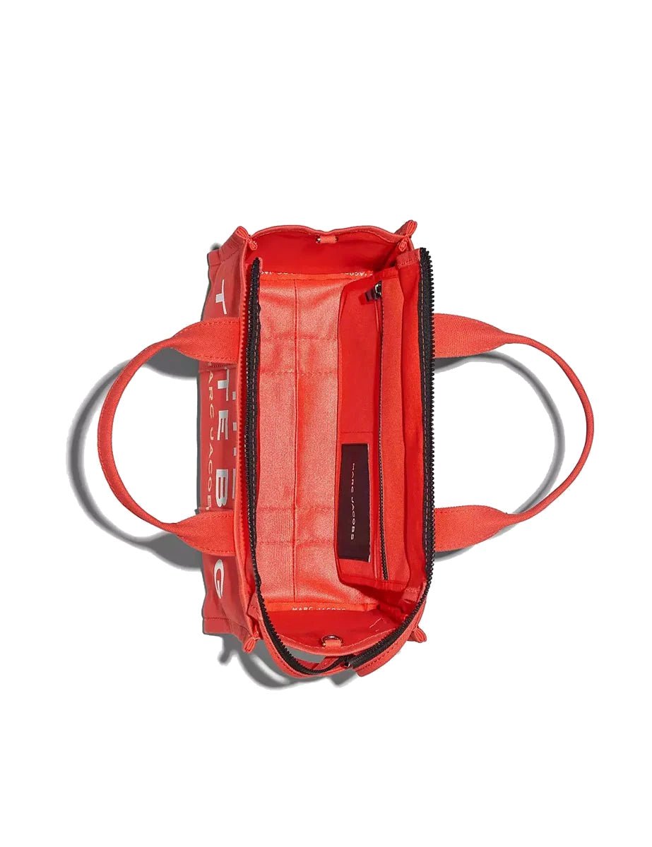 medium tote bag canvas electric orange - marc jacobs - shopper