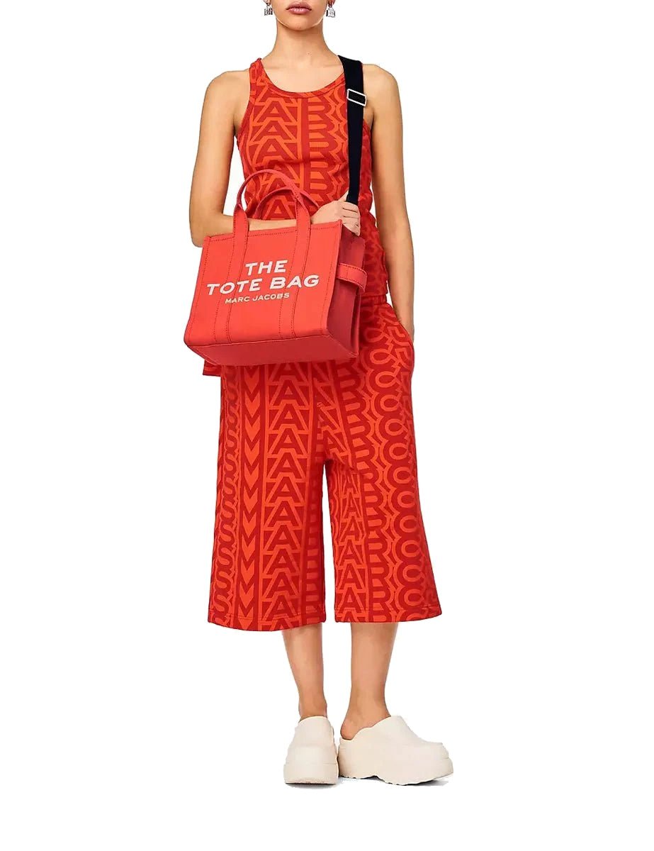 medium tote bag canvas electric orange - marc jacobs - shopper