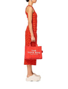 medium tote bag canvas electric orange - marc jacobs - shopper