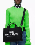 medium tote bag canvas nero - Frida SRL