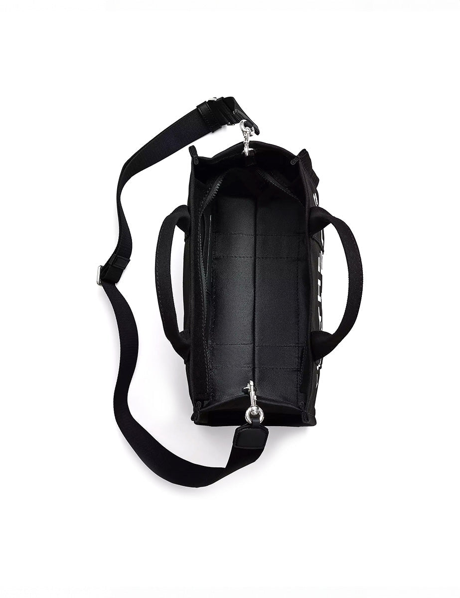 medium tote bag canvas nero - marc jacobs - shopper