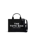medium tote bag canvas nero - marc jacobs - shopper