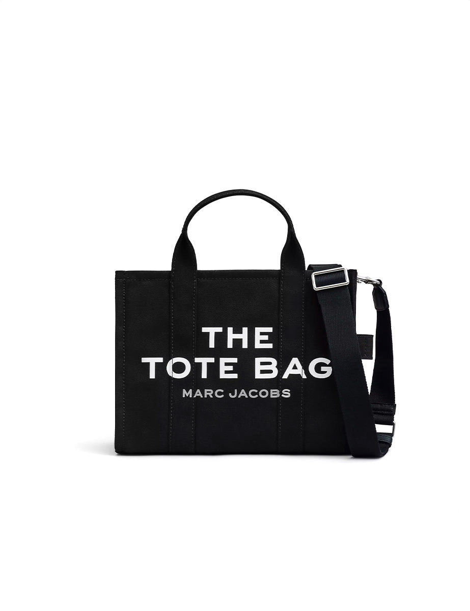 medium tote bag canvas nero - marc jacobs - shopper