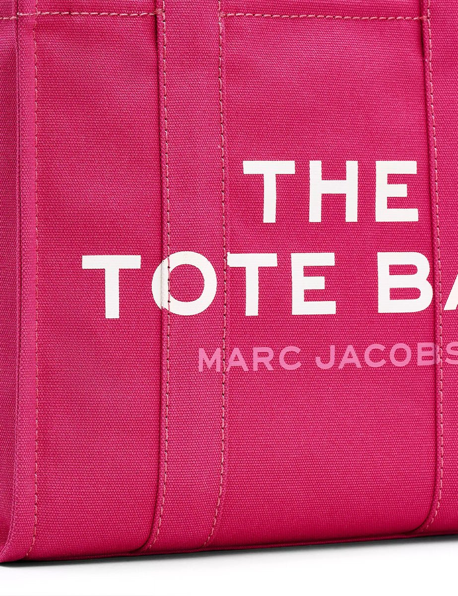 medium tote bag canvas raspberry - marc jacobs - shopper