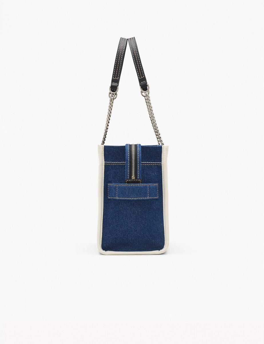 medium tote bag jeans dark wash - marc jacobs - shopper