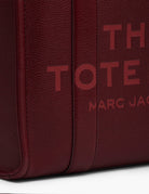medium tote bag leather cherry - marc jacobs - shopper