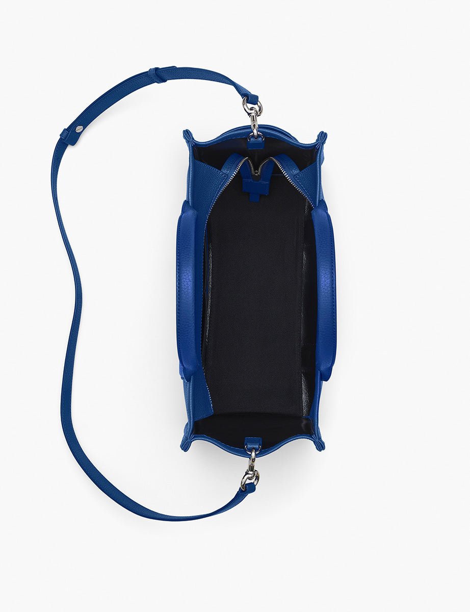 medium tote bag leather cobalt - marc jacobs - shopper