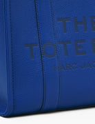 medium tote bag leather cobalt - marc jacobs - shopper