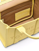 medium tote bag leather custard - marc jacobs - shopper