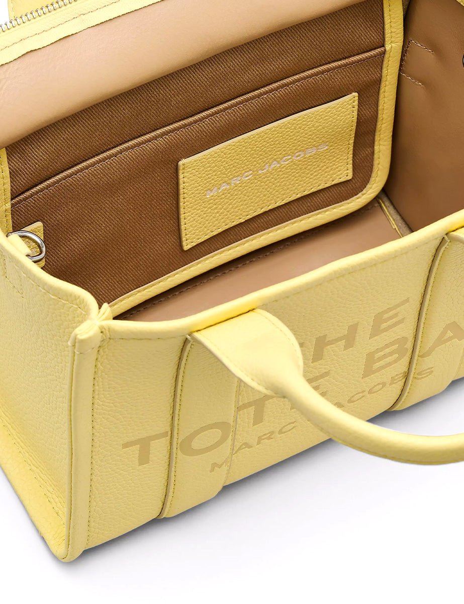 medium tote bag leather custard - marc jacobs - shopper