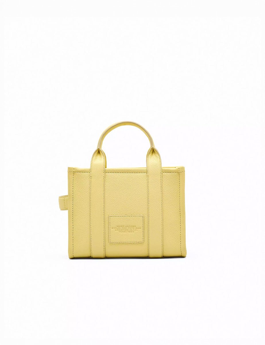 medium tote bag leather custard - marc jacobs - shopper