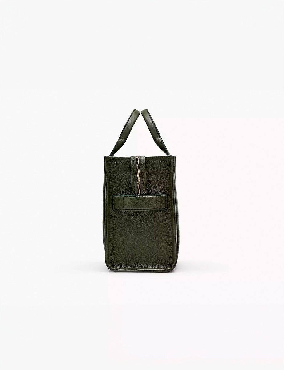 medium tote bag leather forest - marc jacobs - shopper