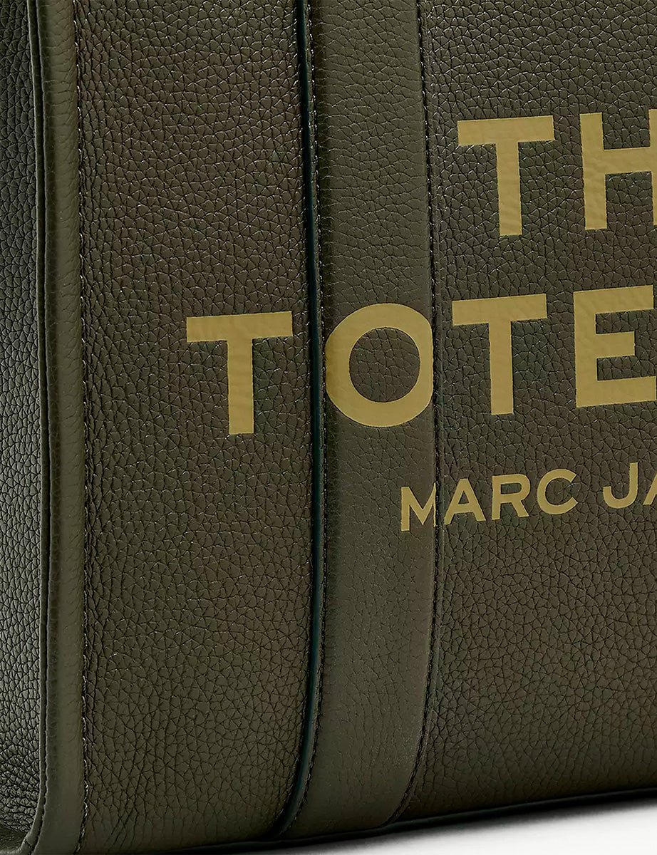 medium tote bag leather forest - marc jacobs - shopper