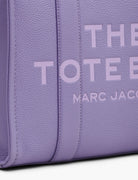 medium tote bag leather lavender - marc jacobs - shopper