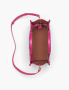 medium tote bag leather lipstick pink - marc jacobs - shopper