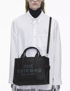 medium tote bag pelle nero - Frida SRL