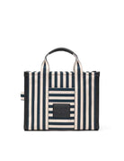 medium tote bag stripes blu sea - marc jacobs - shopper