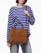 medium tote bag suede copper - marc jacobs - shopper