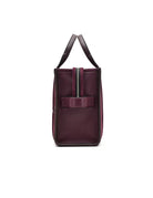 medium tote bag suede dark plum - marc jacobs - shopper