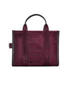 medium tote bag suede dark plum - marc jacobs - shopper